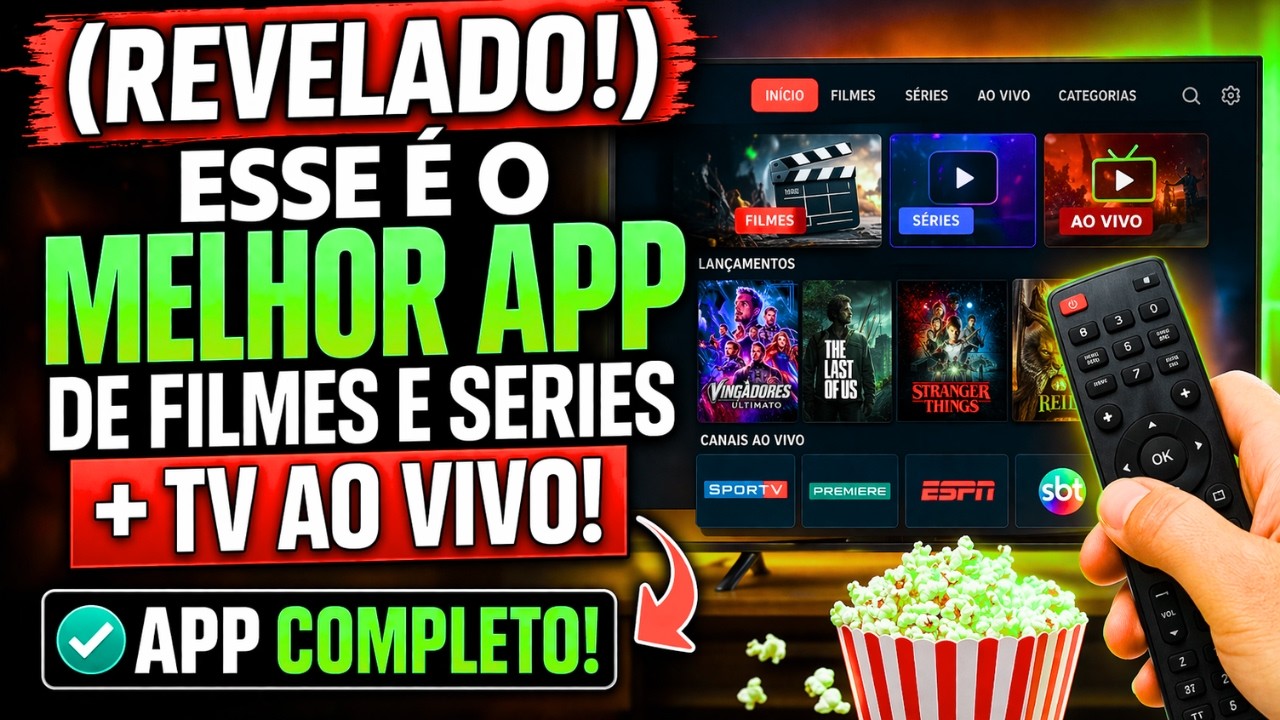 🔥NOVO APP para assistir FILMES, SÉRIES e TV AO VIVO em 2026! (Muito completo) MELHOR APP QUE JÁ USEI