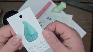 Frontenac Blue Ink Review Ferris Wheel Press Fountain Pen Ink And Kakimori Nib Review