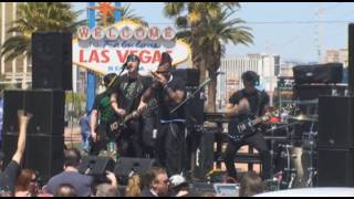 The Veer Union does their song Final Moment at the Las Vegas Sign