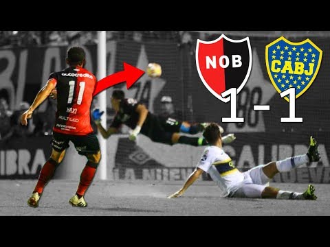 Golazo de MAXI RODRÍGUEZ en el DEBUT de ALFARO | Newells 1 - 1 Boca Juniors | Resúmen en 3