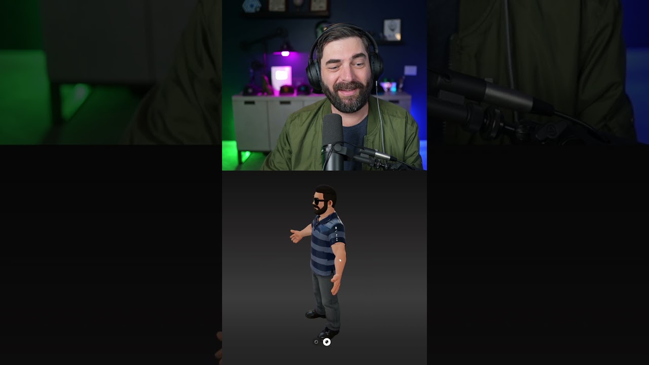 I turned myself into a game character