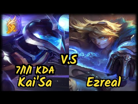 Stixxay (KAI'SA) vs EZREAL - 7/1/1 KDA BOTTOM ADC GAMEPLAY - NA Ranked DIAMOND