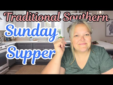 Feeding My Family A Traditional Southern Sunday Supper || It’s BUDGET FRIENDLY TOO!!