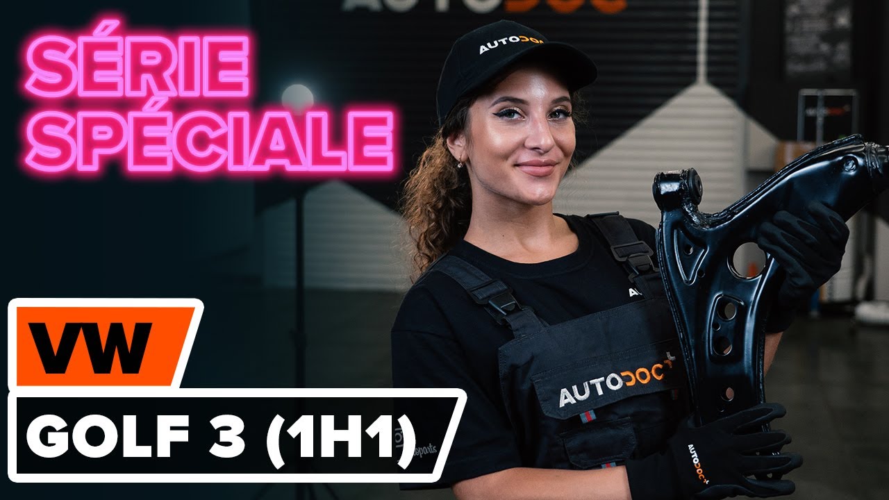 Comment changer : bras inférieur avant sur VW Golf 3 - Guide de remplacement