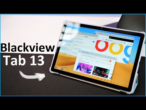 Blackview Tab 13: Tablet mit virtueller Simkarte & PC Modus - Helio G85 - LTE - 6GB/128GB - Moschuss