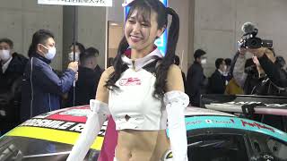 東京オートサロン2025 埼玉自動車大学校ブース 荒井つかさ レーシングミクサポーター 4K