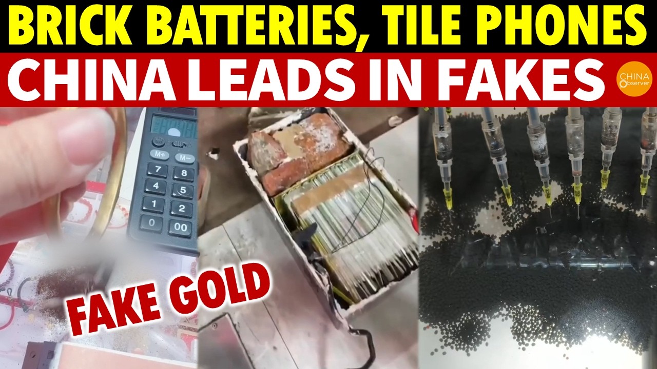 China’s Fake Kingdom: Sand-Filled Gold Bracelets, Brick Batteries, and Tile Phones Everywhere