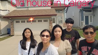 Visiting our old house and kid's School in North West Calgary #oldhouse #memories #family