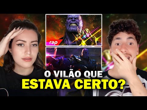 2 IN 1! REACT Thanos Rap - THANOS IS COMING and Thanos Rap - I AM INEVITABLE