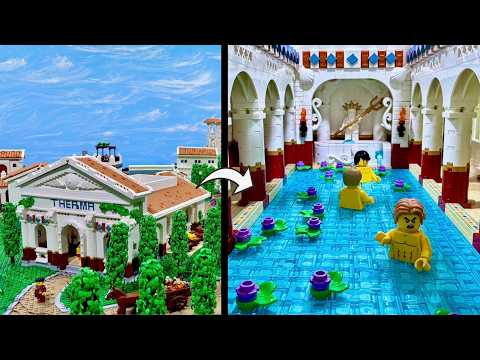 So lässt es sich leben: Therme im LEGO Rom