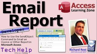 How to Use the SendObject Command to Email an Invoice or Other Report in Microsoft Access