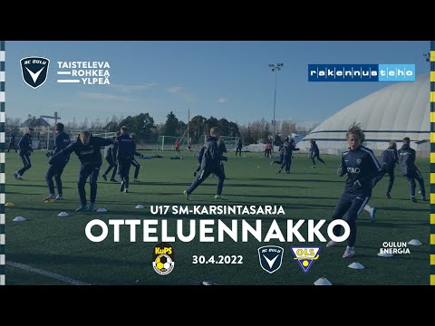ACOTV: U17 Otteluennakko KuPS - AC Oulu / OLS 30.4.2022 (SM-karsintasarja)