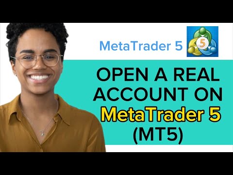 How to open a real account on MetaTrader 5 | EASY 2024
