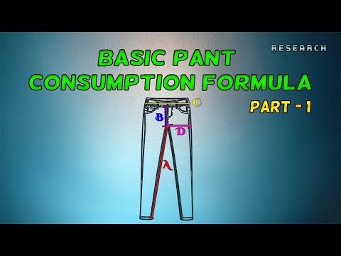 Pant Consumption Formula || Knit Bottom || Part 1 || Episode 6 Video