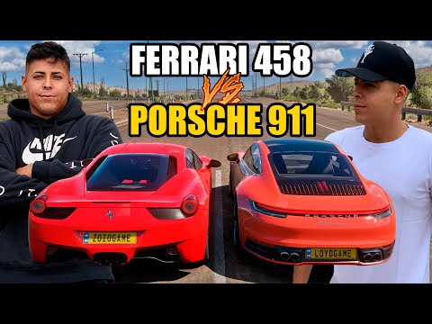 RENATO GARCIA VS RENATO GARCIA - FERRARI 458 VS PORSCHE 911 CARREIRA S