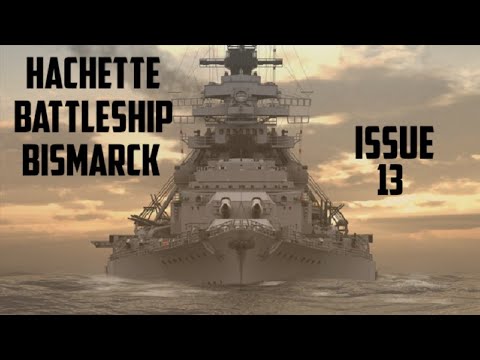 Hachette - Battleship Bismarck - Issue 13 - Breakwater Supports and the Gun Gearbox Brackets