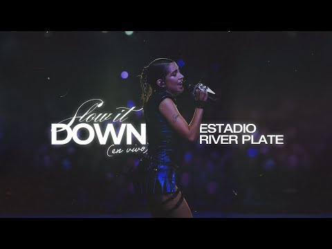 Maria Becerra - SLOW IT DOWN | EN VIVO (Estadio River Plate, Argentina)