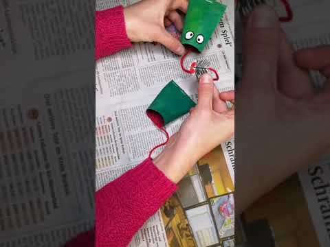 OGS/Kinder-Frosch mit Fliege basteln mit Julia