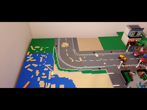 Bau einer Lego Stadt (Teil 19), Der Strand Teil 1