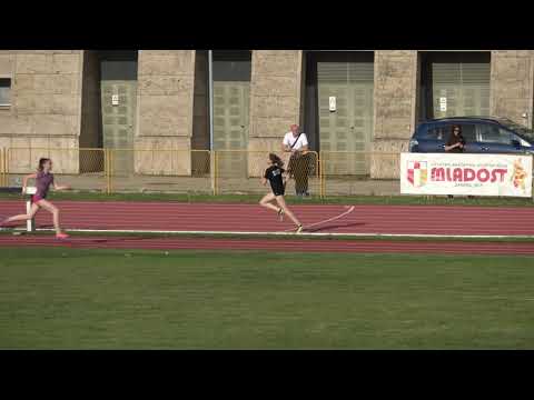 600m [Ž], I. skupina, Lorena Gabrić  - Ekipno prvenstvo Hrvatske za kadete i kadetkinje FINALE 2019