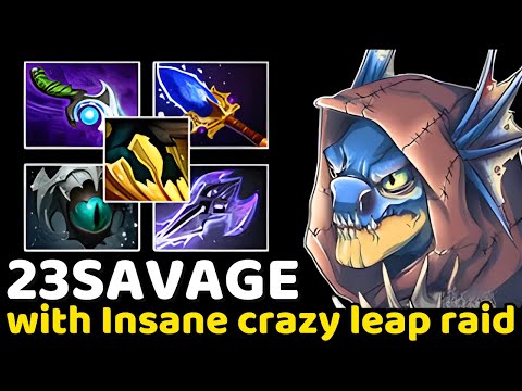 23SAVAGE [Slark] Scepte With Insane Crazy Leap Raid Dota 2 7.37e #dota2 #23SAVAGE #Slark