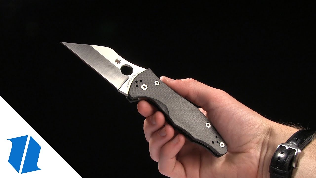 Spyderco Yojimbo 2 Knife Carbon Fiber (3.125" Satin 20CV) C85CF20CVP2 