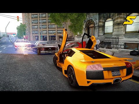 GTA 4 Car Crashes - Crash Testing Real Car Mods Ep.61