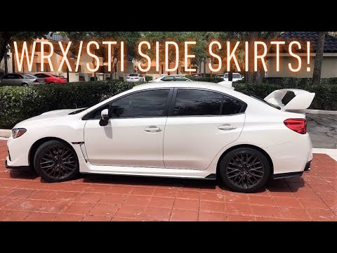 2017 Subaru WRX STI - DIY Side Skirts Install