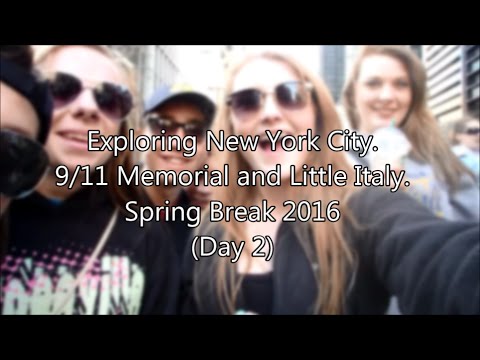 Exploring New York City. 9/11 Memorial and Little Italy // 03.22.2016