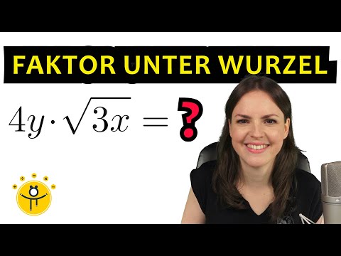 FAKTOR unter WURZEL bringen – Vorfaktor unter Wurzelzeichen schreiben, Beispiel