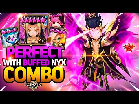 DESTRUCTIVE TEAM with BUFFED NYX - Summoners War
