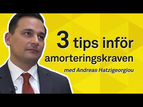 Så ska du tänka kring nya amorteringskravet