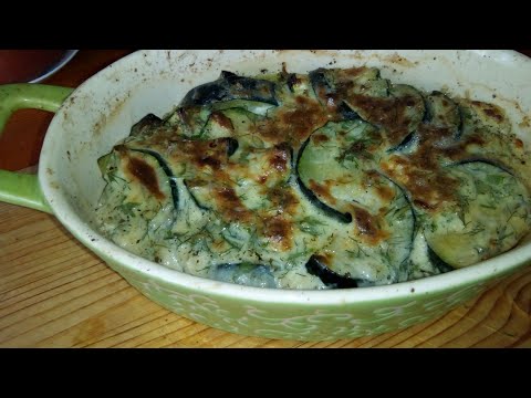 Очень вкусная Запеканка из кабачков!!!!