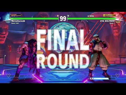 Marsattacks69 (Necalli) vs VFM_Wolfman (Rashid) - STREET FIGHTER V