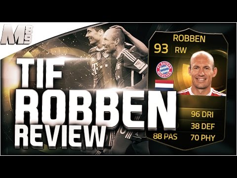 FIFA 15 UT - TIF ROBBEN || FIFA 15 Ultimate Team 93 Inform Player Review + In Game Stats
