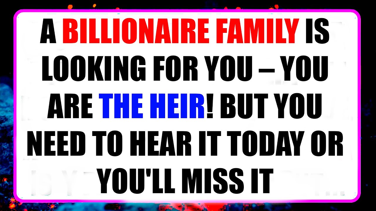 🛑 GOD WARNS: THEY HAVE BILLIONS... AND YOU ARE THE HEIR!