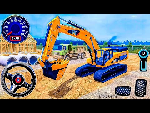 🔥New Large City Road Construction Gameplay 🚧 - Android Gameplay