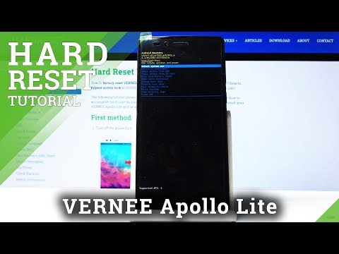 Hard Reset Vernee Apollo Lite – Wipe Data / Bypass Screen Lock