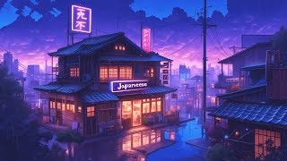Lofi Hip Hop Beats ⭐ 1980s & 90s Retro Vibes & Nostalgic Japanese Town Ambience 🌆 Lofi Rain Playlist