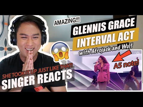 Glennis Grace, Intervalact Afrojack and Wulf - Music Binds Us | SINGER REACTION