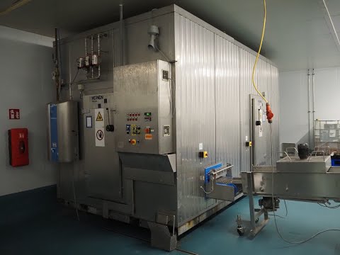 1646-202: Heinen Freezing Compact spiral freezer with metal detector, compressor rack and condenser