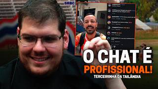 CASIMIRO REAGE: JOGADOR DA TERCEIRA DIVISDÃO DA TAILÂNDIA (NERDOLA DO CHAT) | Cortes do Casimito