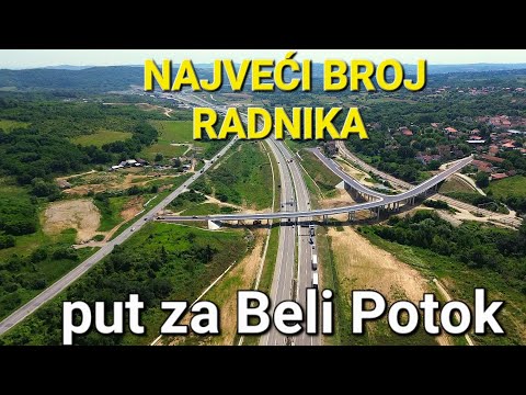 Put za Beli Potok Obilaznica Beograd najveći broj radnika na završnim radovima