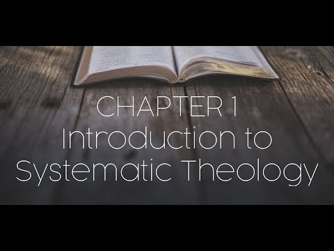 THEOLOGY MATTERS Chapter 1 Introduction to Systematic Theology