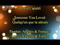 Lewis Capaldi Someone You Loved Traduction En Français