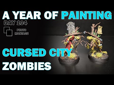 Cursed City Zombies: A Year of Painting Day 104