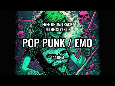 POP PUNK DRUM TRACK 144bpm
