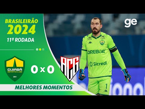 Gols e lances de Cuiabá x Atlético-GO