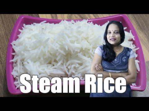 How to cook steam rice