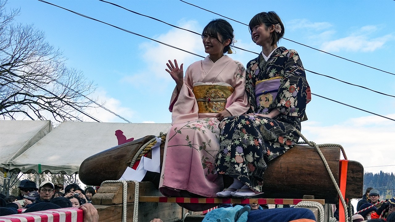 越後のほだれ祭り　雪国で子孫繁栄願い